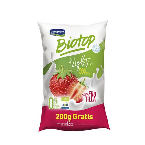 Yogur BIOTOP diet frutilla 1.2 kg