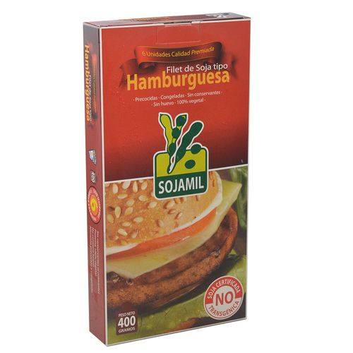 Hamburguesa de soja SOJAMIL 400 g