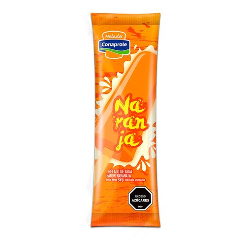 Helado palito naranja CONAPROLE 60 cc