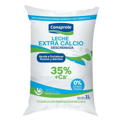 Leche ultra CONAPROLE extra calcio descremada 1 L