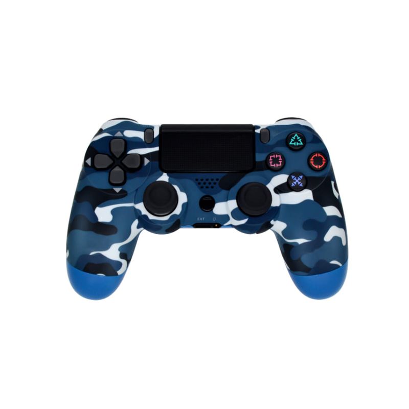 Joystick-LEDSTAR-PS4-inalambrico-camuflado-azul-0