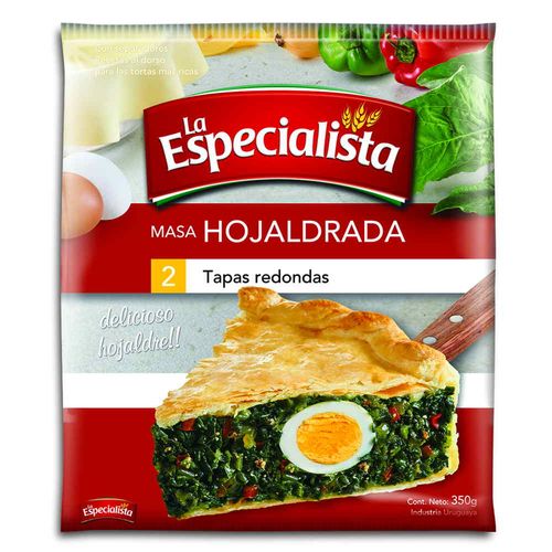 Tapa redonda LA ESPECIALISTA hojaldrada 350 g