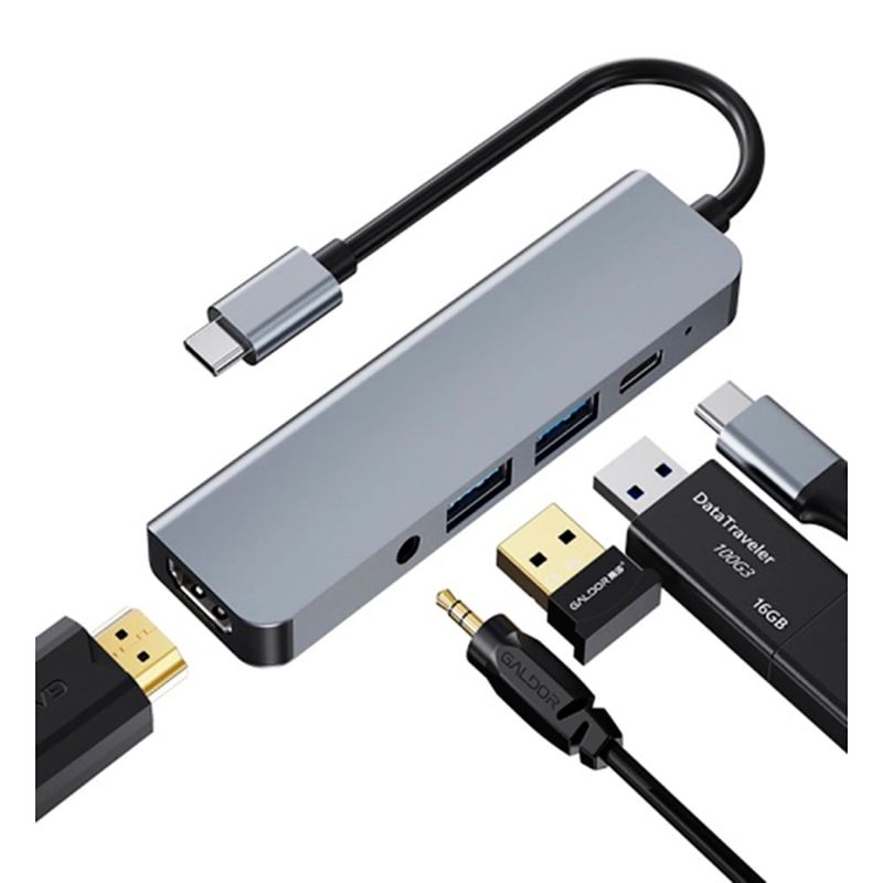 Hub-HAVIT-USB-C-a-USB-5en1-HDMI-35mm-0