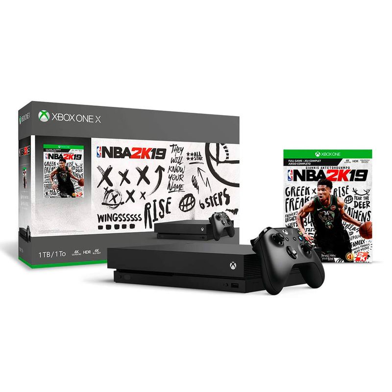 Consola-XBOX-Mod-One-X-4K-1TB---NBA-2K19-Gamepad-y-vincha-0