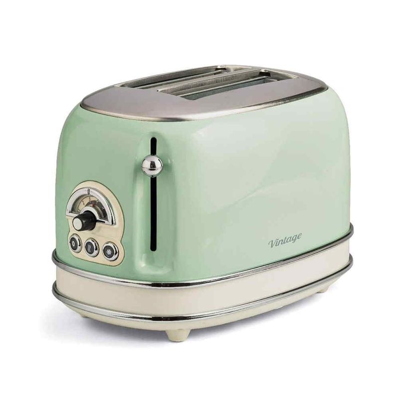 Tostadora-ARIETE-15504-verde-Vintage-con-pinzas-0