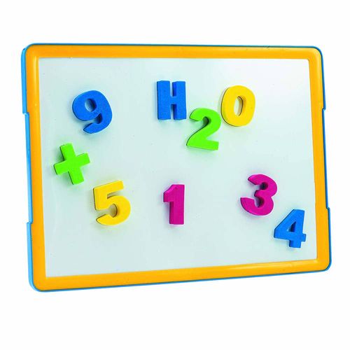 Pizarra magnetica con letras y números