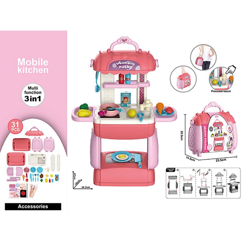 Cocina-de-pie-con-accesorios-valija-rosada-1