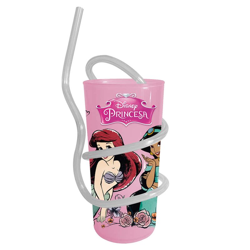 Vaso-plastico-320-ml-arco-iris-Princesas-celebration-0