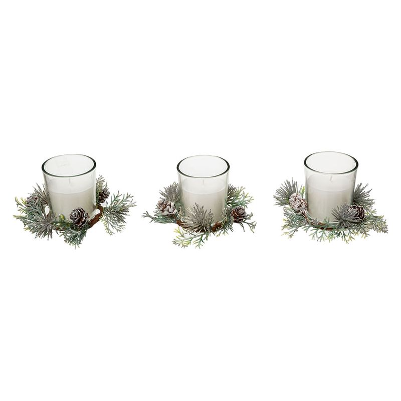Centro-de-mesa-navideño-con-3-velas-180-g-rojo-0