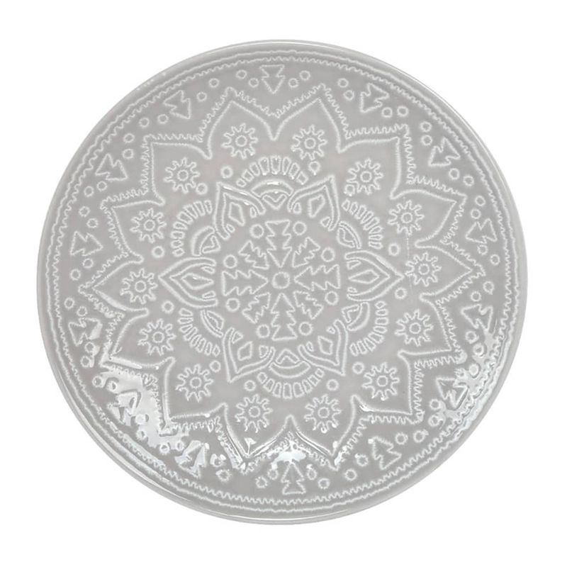 Plato-postre-20-cm-ceramica-decorado-gris-mandala-0