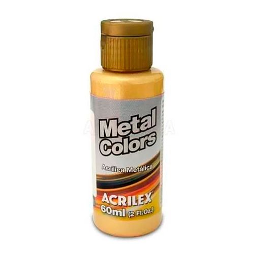 Pintura ACRILEX metal oro 60 ml