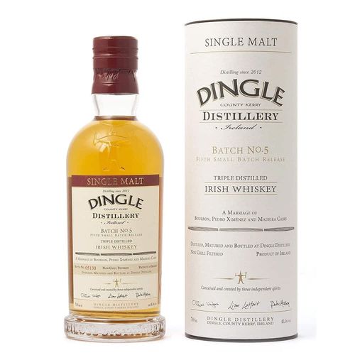 Whiskey Irlandés DINGLE Batch N°5 700 cc