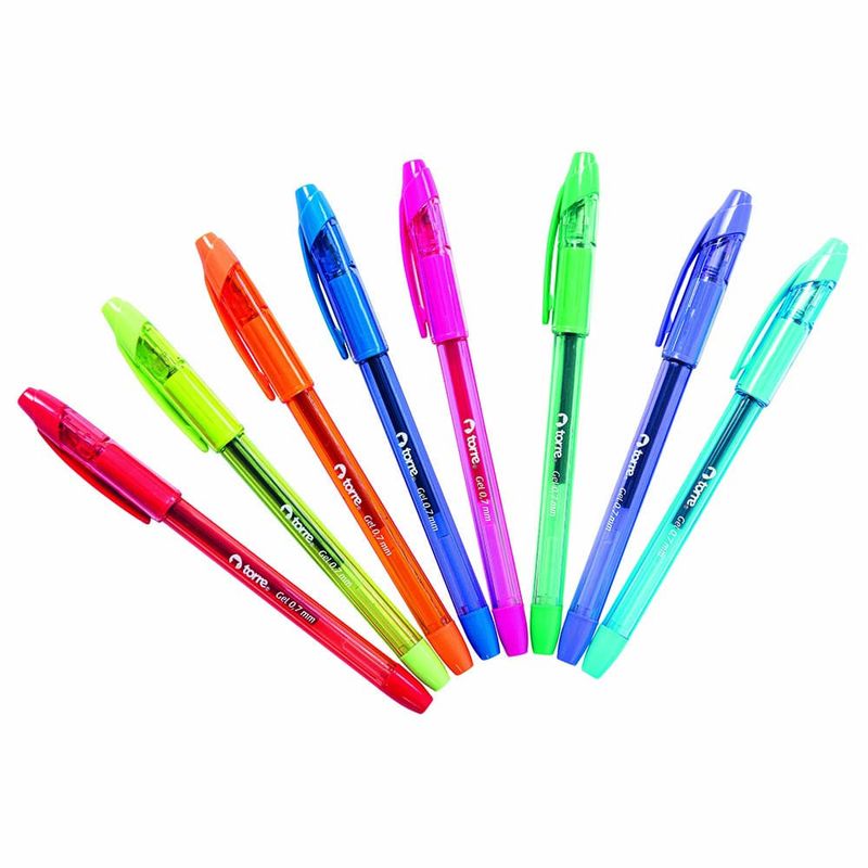 Boligrafo-gel-TORRE-quick-dry-8-colores-fun-1