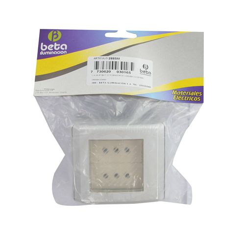 Caja IP54 con 2 tomas modular 2884m + 2x2876m en blister