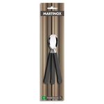 Set-x-3-cucharas-de-te-acero-inoxidable-con-mango-negro-0