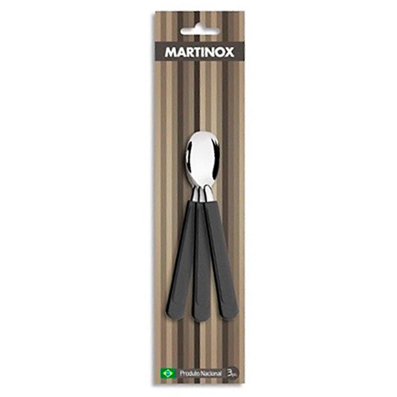 Set-x-3-cucharas-de-te-acero-inoxidable-con-mango-negro-0