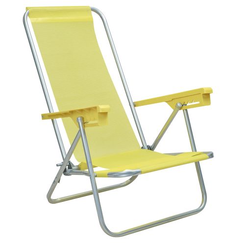 Reposera con posiciones plegable baja varios colores