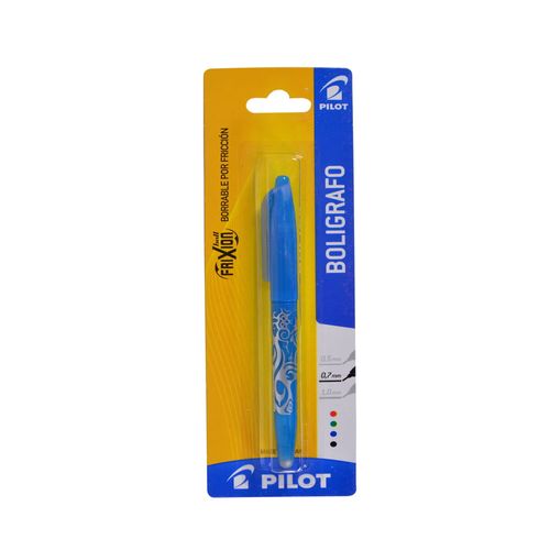 Bolígrafo PILOT Frixion borrable celeste