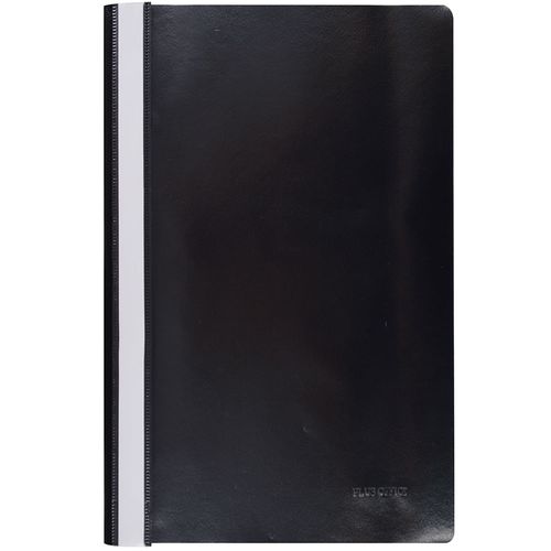 Carpeta tapa transparente oficio negro