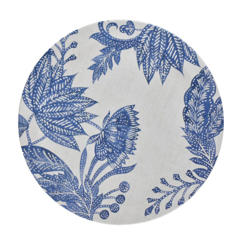 Plato-llano-melamina-267-cm-Flores-Arabic-azul-0