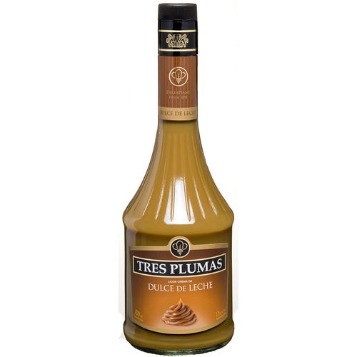 Licor TRES PLUMAS dulce de leche 750 ml