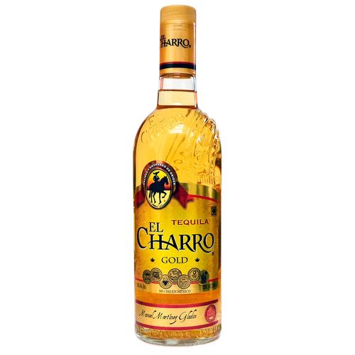 Tequila EL CHARRO Gold bt. .75L + Vasos