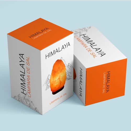 Lámpara de sal del Himalaya