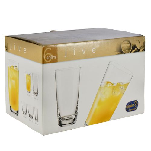 Set x 6 vasos 400 ml jive