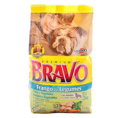 Alimento para Perros Bravo Pollo y Legumbres 2 kg