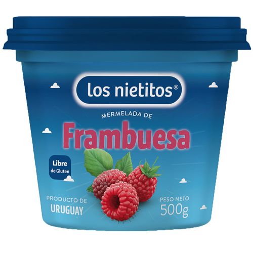 Mermelada LOS NIETITOS frambuesa 500g