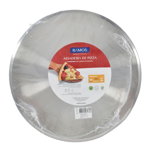 Asadera para pizza 35 cm aluminio