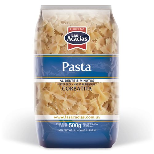 Fideos LAS ACACIAS Corbatita 500 g