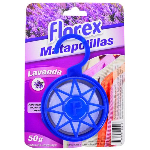 Antipolilla FLOREX pastillas 50 g