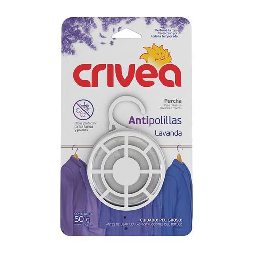 Antipolilla Percha CRIVEA Lavanda 50 g