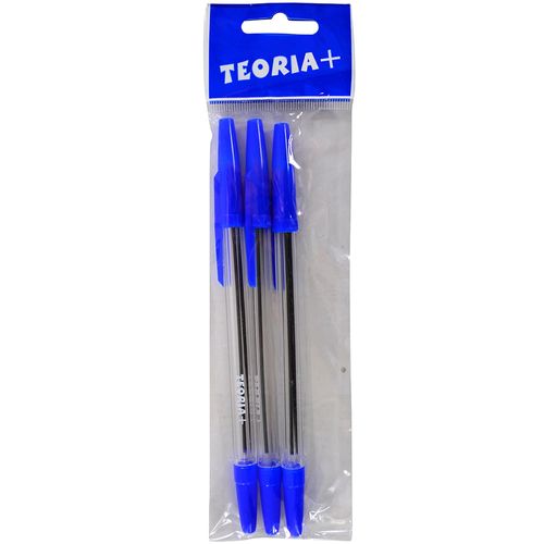 Bolígrafo TEORIA + x 3un.