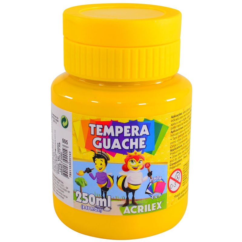 Tempera-escolar-ACRILEX-250-ml-amarillo-0