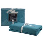 Juego-de-sabanas-HOME-king-size-en-microfibra-Azul-petroleo-0