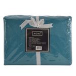 Juego-de-sabanas-HOME-king-size-en-microfibra-Azul-petroleo-2