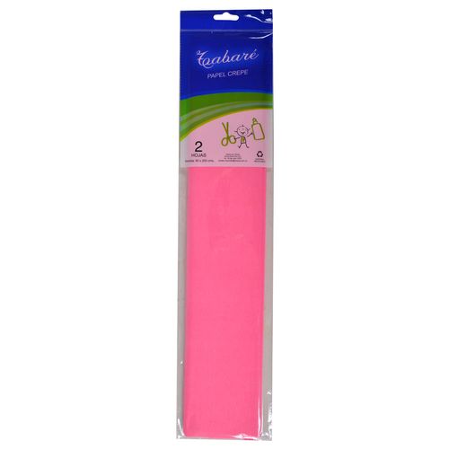 Papel crepe TABARÉ fucsia 54x110 cm 2 un.