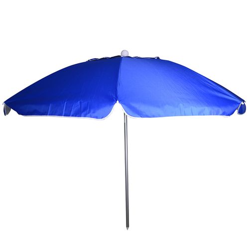 Sombrilla doble posición 180 cm azul claro