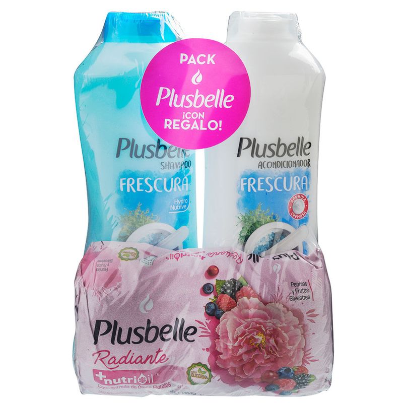 Pack-PLUSBELLE-shampoo-1L---acondicionador-1L---jabon-tripack-0