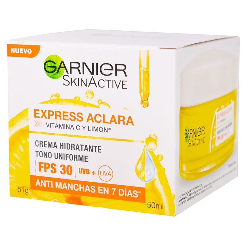Crema-hidratante-GARNIE-Express-aclara-fps30-50-ml-0
