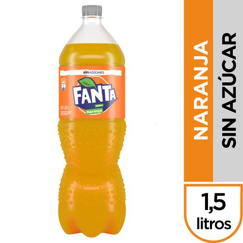 Refresco FANTA Naranja sin azúcar 1.5 L