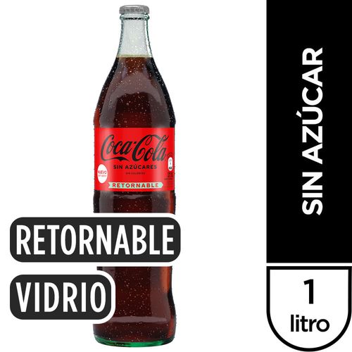 Refresco COCA COLA sin azúcar 1 L