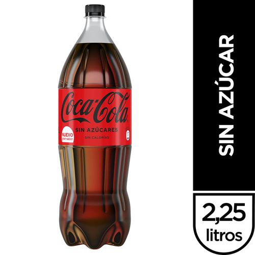 Refresco COCA COLA sin azúcar 2.25 L