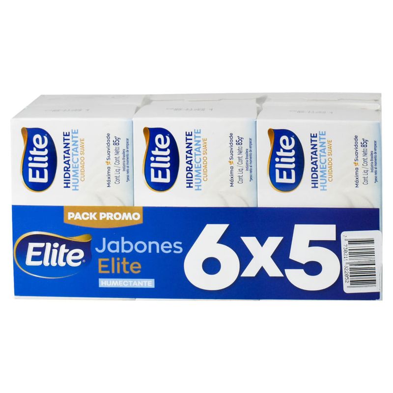 Pack-6x5-Jabon-de-tocador-ELITE-humectante-85-g-0