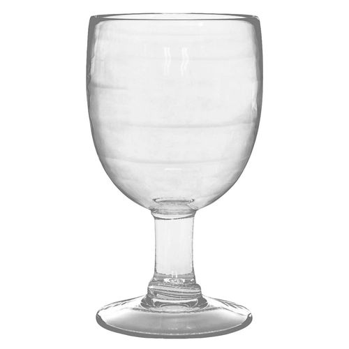 Copa de acrílico 414 ml rustica transparente