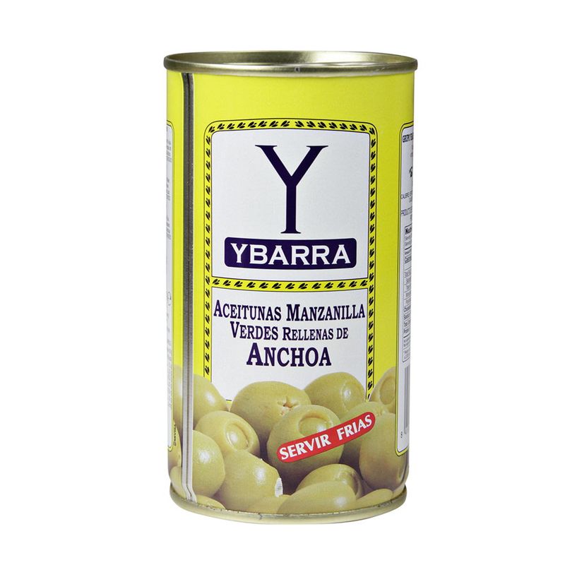 Aceitunas-rellenas-anchoas-YBARRA-130-g-0