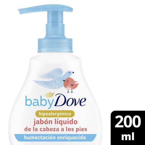 Jabón Líquido DOVE Baby Hidratación Enriquecida 200 ml