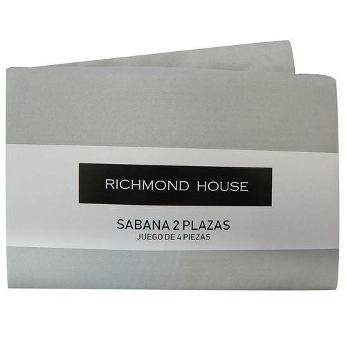 Juego de Sábanas Queen Size Richmond Lisa-Gris